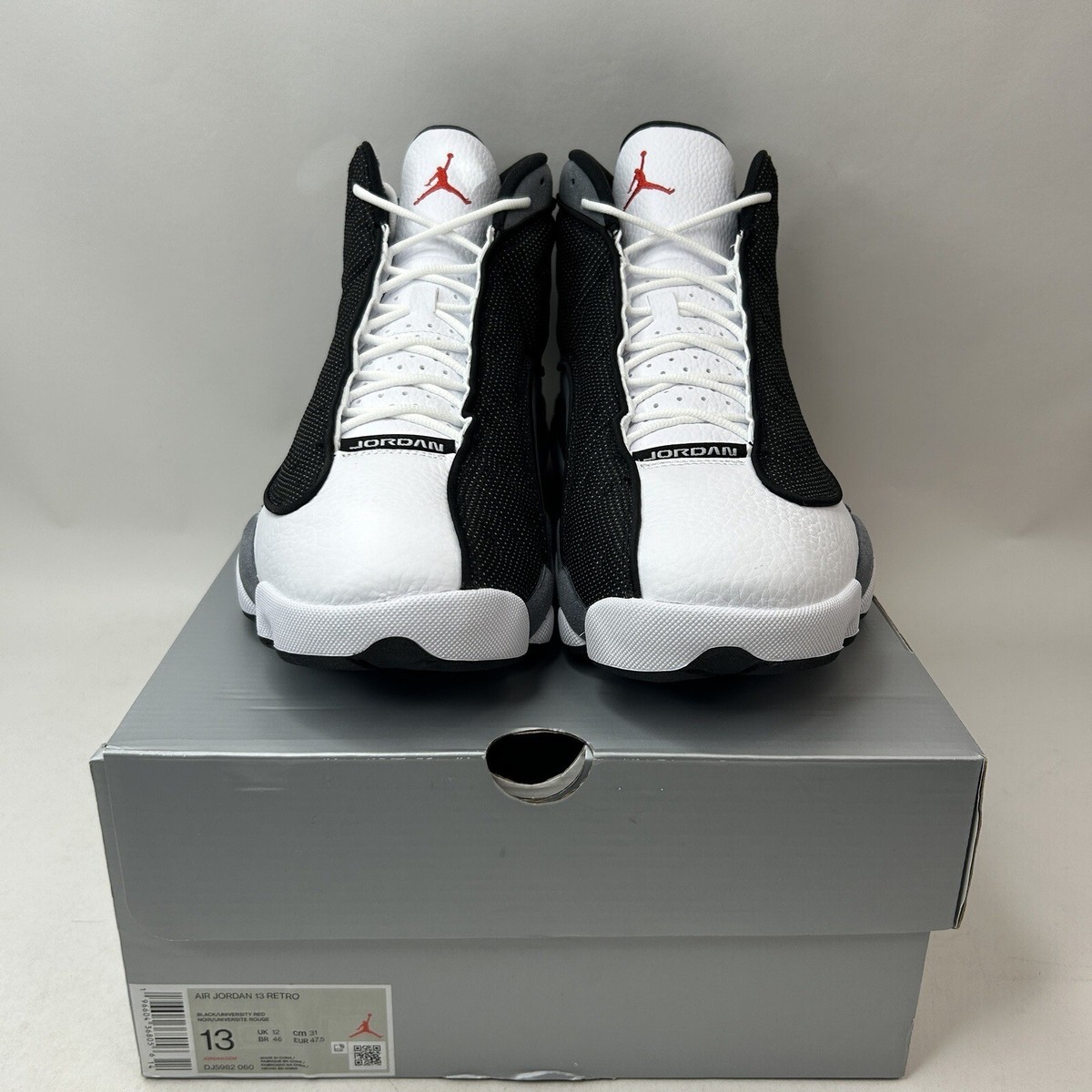 Nike Air Jordan 13 Retro “Black Flint” White Grey DJ5982-060