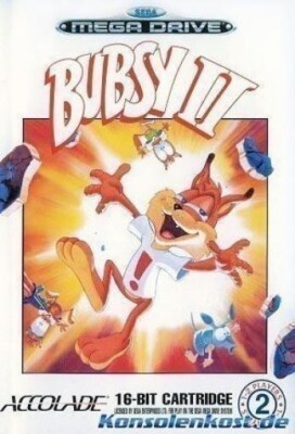 SEGA Mega Drive Spiel - Bubsy II mit OVP sehr guter Zustand