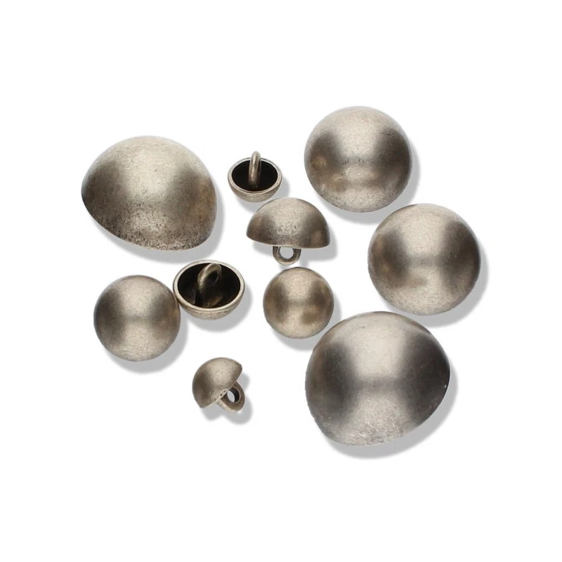 2x Trachtenknopf Metall alteisen 10 mm 13 mm 15 mm 20 mm 25 mm Seco Knopf Nähen