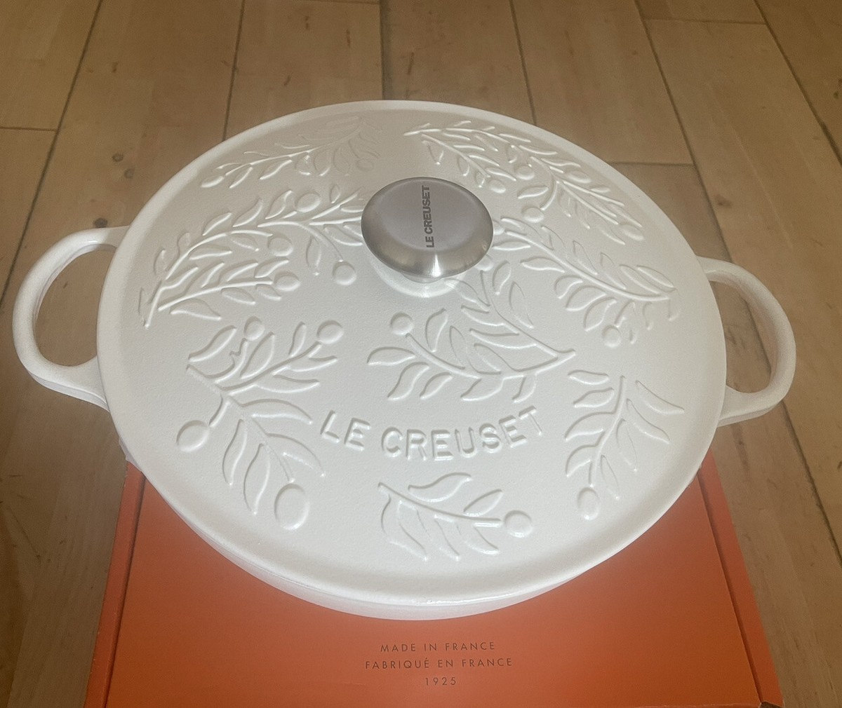 le Creuset Olive Branch Marmite Soup Pot 28cm - Cotton (NEW) | eBay