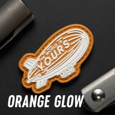 Notorious EDC “Blimp Patch” RE Patch - Orange (Glow)