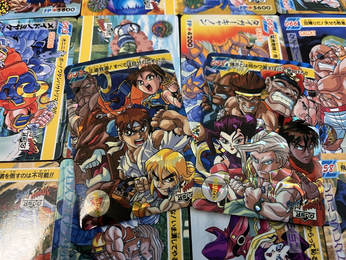 Street Fighter ZERO Carddass 42 types complete set set | eBay
