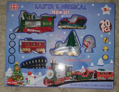 santa's musical train set