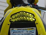 04-05 GSXR 600 750 LED AMARILLO Luz Trasera Freno Señales de Giro Integradas Foto 4 de 4