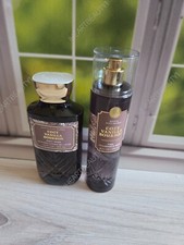 bath and body works cozy vanilla bourbon shower gel and fine fragrance mist