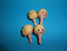 Playmobil R&ouml;merin Griechin 4 x K&ouml;pfe geschminkt Haare creme Konvolut top