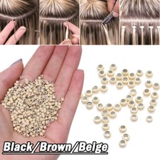 3 1.4 2mm Silicone Nano Rings Beads for Nano Ring Hair keratin Hair Extensions