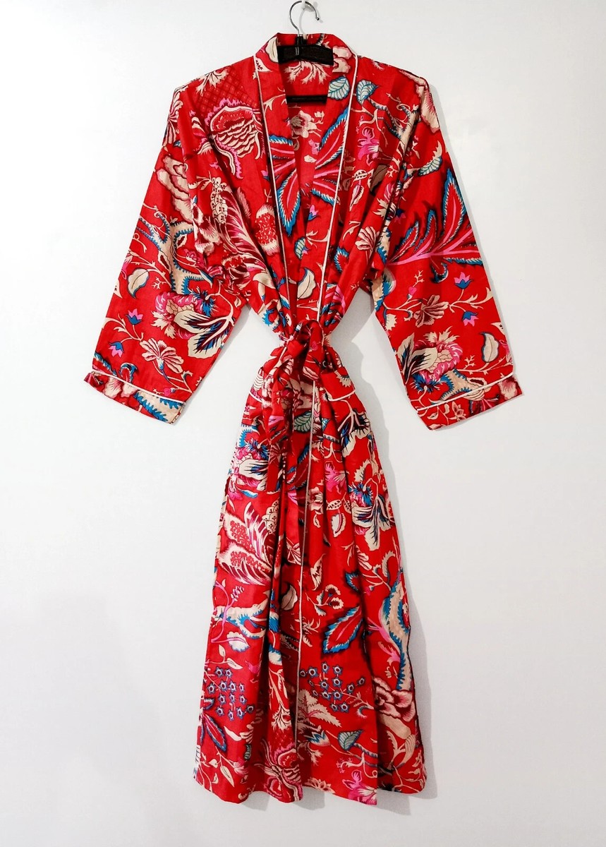 Bath Robe Liberty Kimono Dressing Gown Mens Summer Dressing Gown