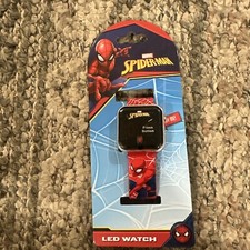 Marvel Spider-Man Kid's LED Watch Cool Spider-Man Band  Awesome  