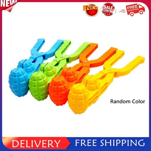 Hbauajia Kunststoff Schneeball Maker Clip Kinder Schnee Sandballform Kinderspiel