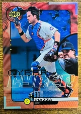 1999 UPPPER DECK IONIX CYBER #C5 MIKE PIAZZA NEW YORK METS INSERT SP NMMT