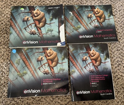 Envision Mathematics South Carolina Grade 2 Vol 2 & Workbook Home School Book