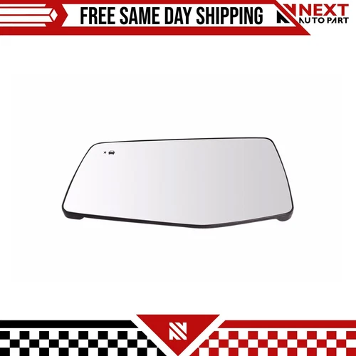 New Mirror Glass Heated Blind Spot LH For 2019-2021 Chevrolet Silverado 1500