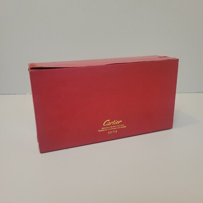 Great Authentic Cartier Eyeglasses / Sunglasses Box CO 712 | eBay