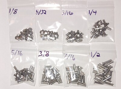 Toy Rivets Tonka Semi Tubular Rivets 1/8