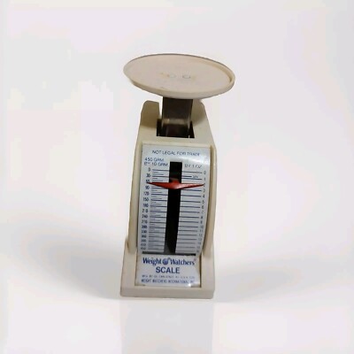 Vintage Weight Watchers Mechanical Scale Hard Plastic 1980s IDL Carlstadt NJ USA