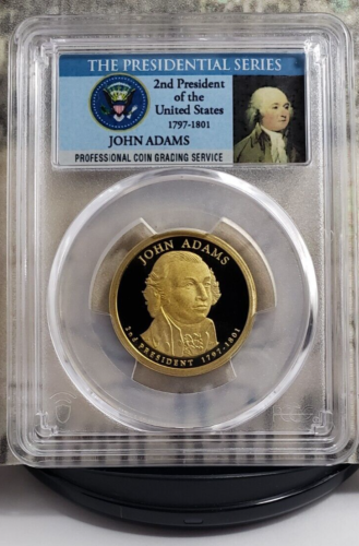 2007-S Presidential Series Dollar – John Adams - PCGS PR70DCAM - Top Grade! 1622 - Picture 1 of 4