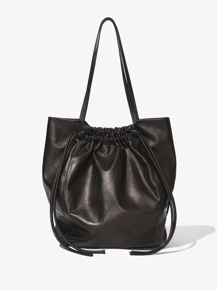 PROENZA SCHOULER calf leather drawstring tote bag with inner pouch