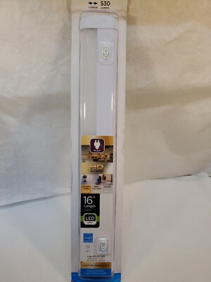 enbrighten 16-In 530-Lumen  LED LIGHT UNDER CABINET CLOSET KITCHEN Linkable Bar