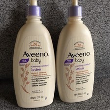 2  Aveeno Baby Calming Comfort Moisturizing Lotion with Relaxing Lavender  Oat