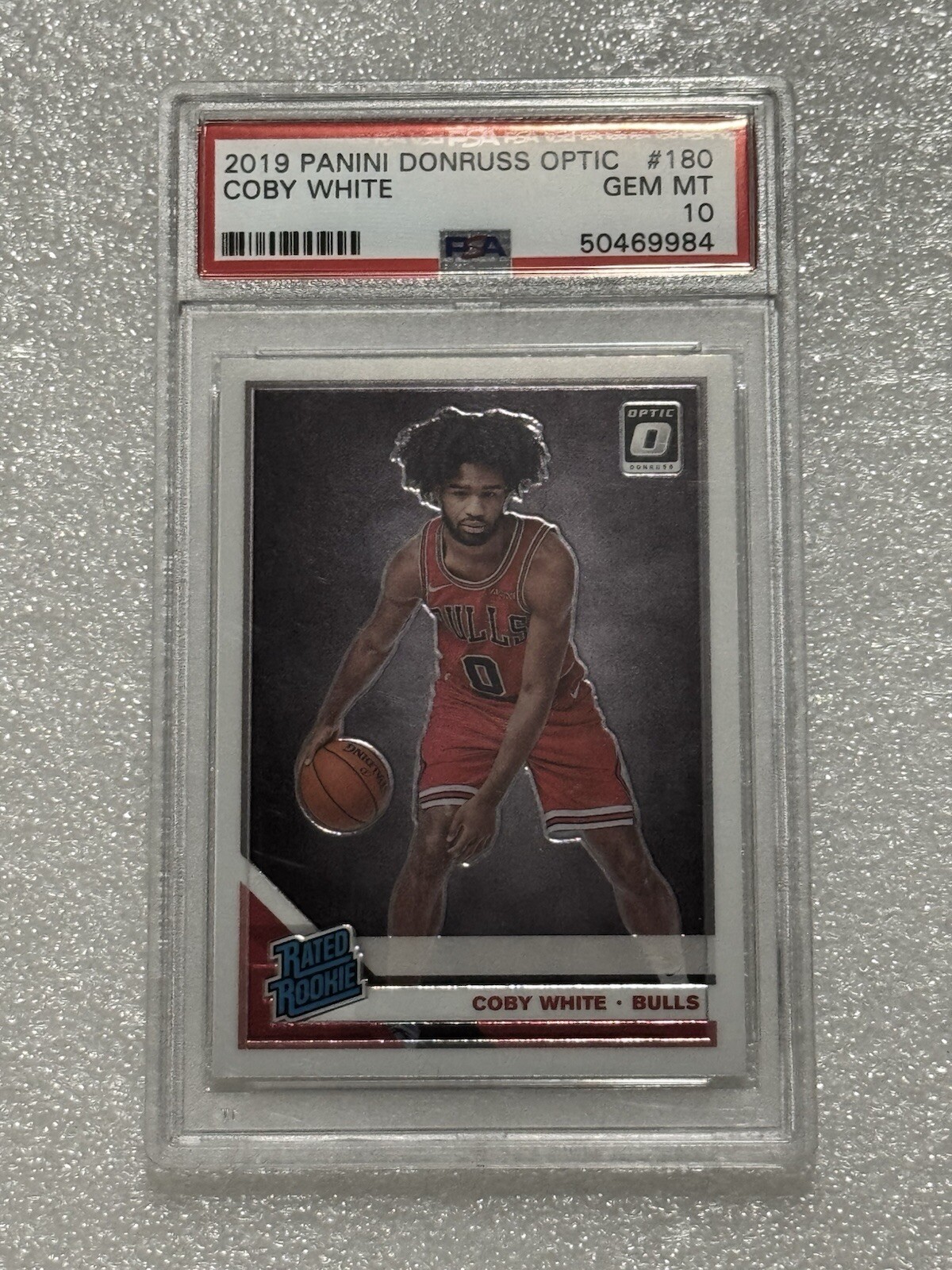 2019-20 PANINI DONRUSS OPTIC COBY WHITE RATED ROOKIE CARD RC #180 PSA 10