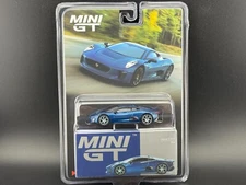 Mini GT Jaguar C-X75 Blue #884 1/64