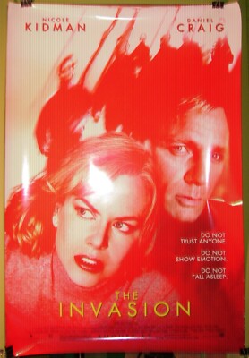 The Invasion 2007 original d/s MOVIE POSTER 27x40 Nicole Kidman / Daniel Craig