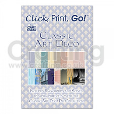 My Craft Studio Click, Print, Go CD ROM CLASSIC ART DECO