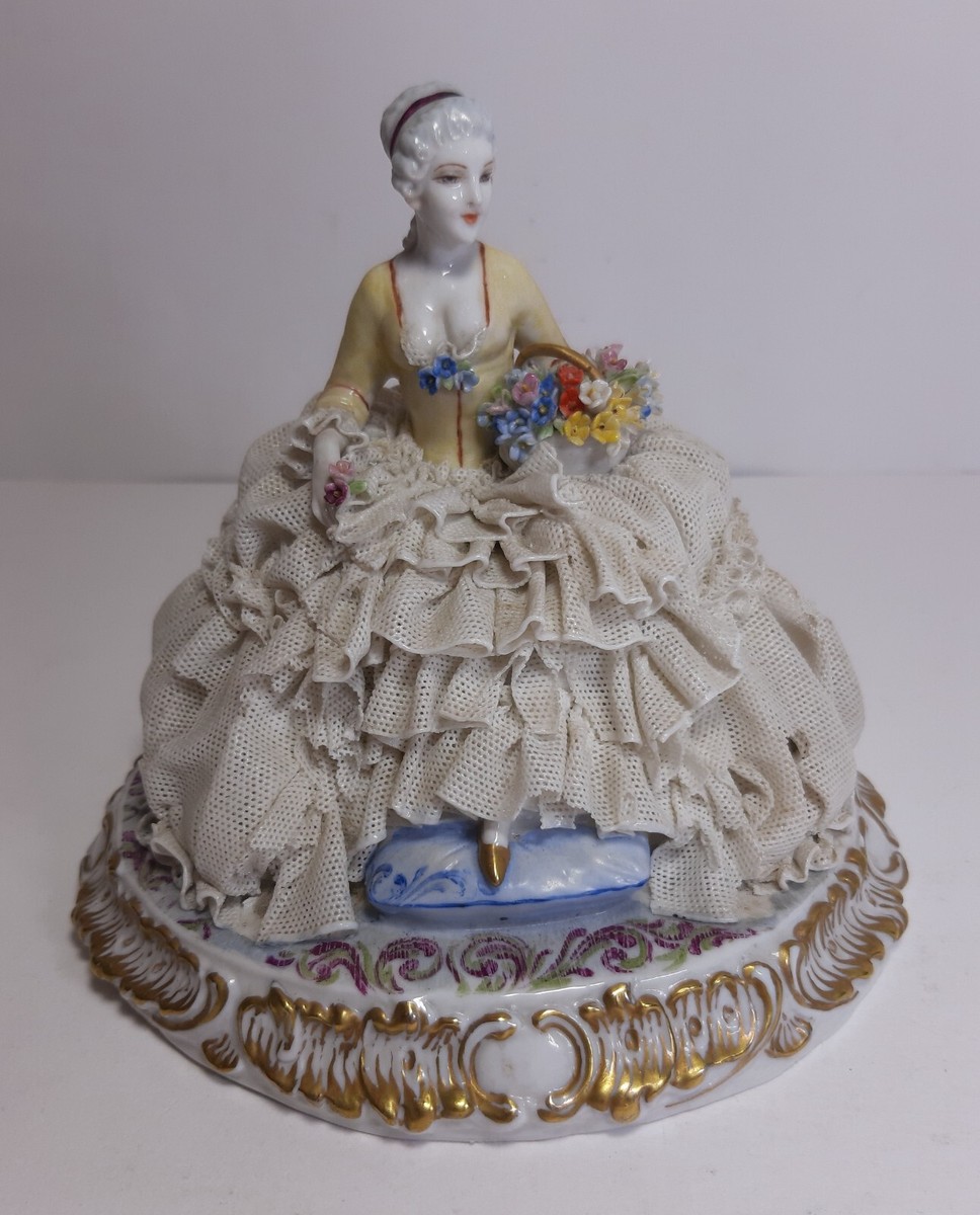 Fabris Abbigliamento Antica Statua Dama Porcellana FABRIS Italy