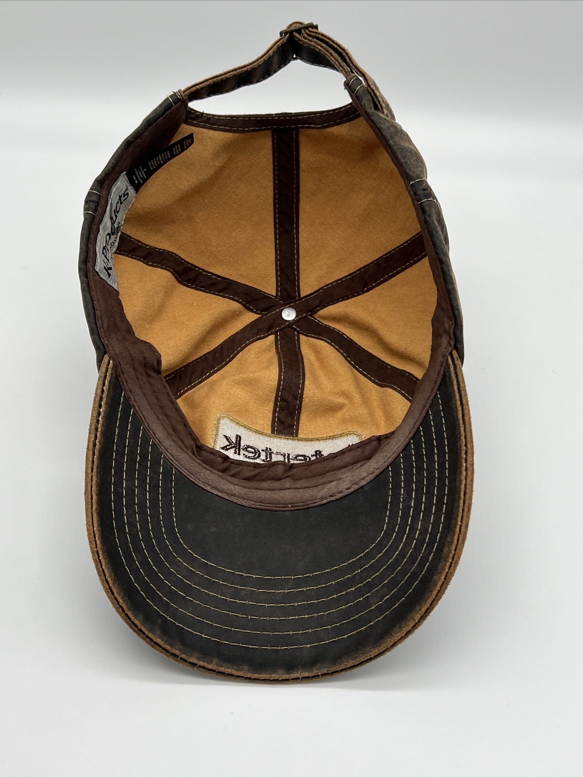 Intertek Ball Cap Hat Adjustable Baseball Brown - image 6