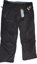 Arctix Men Essential Sky Snow Pants Black XL 40-42 32" inseam Water Resistant 