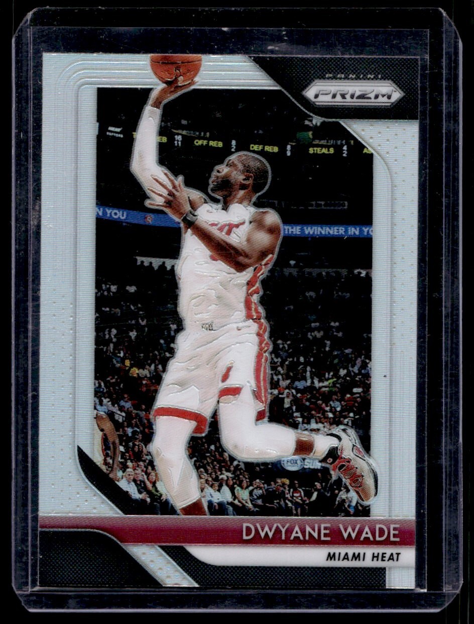 2018-19 Panini Prizm Silver Dwyane Wade L1 Miami Heat #206