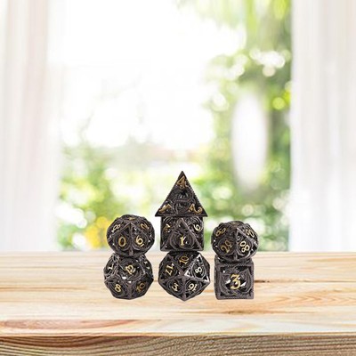 Metallwürfelset D&D Polyedral DND Würfel für Rollenspiel RPG Tisch