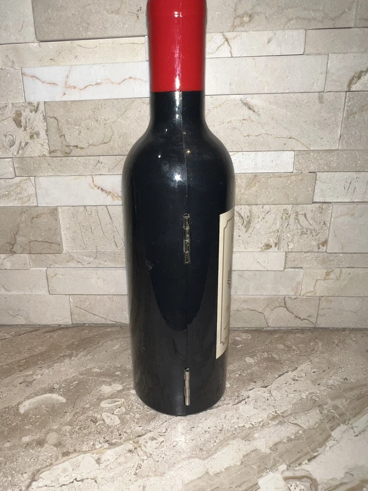 Juego de 3 fundas para botellas de vino de imitación Foto 4 de 4