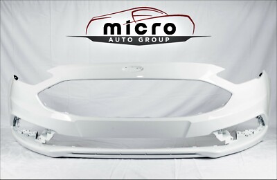 2017-2018 Ford Fusion Front Bumper OEM Painted White Platinum 