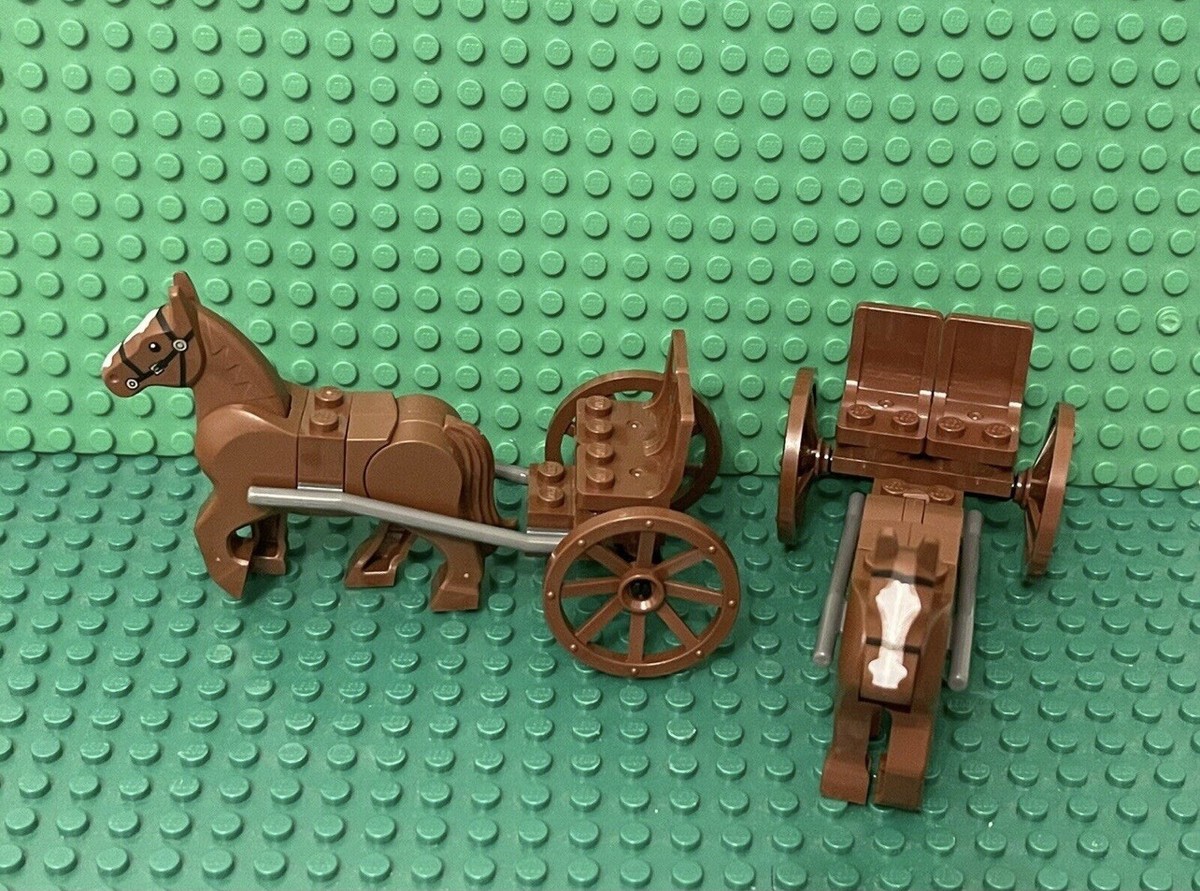 Lego City Reddish Brown Horse With Moveable Back Legs And