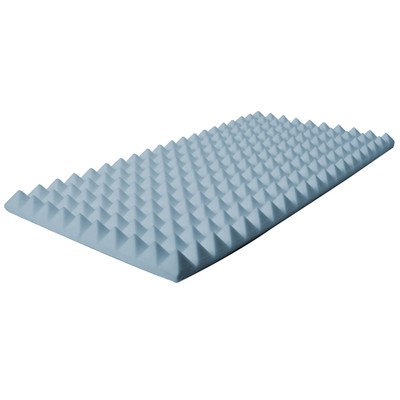Pyramis Absorber 100x50x50mm Basotect Grau Selbstklebend Akustikschaum Frequenz