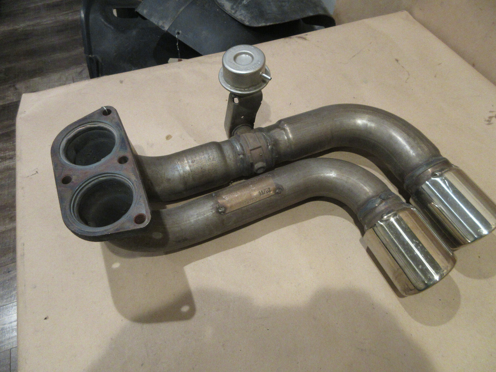 Ferrari 360 - RH Exhaust Outlet Pipe With Tips - P/N 178770