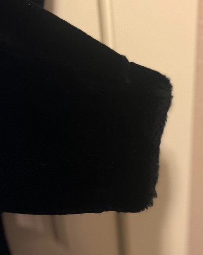 VINTAGE SASSON Faux Fur Jacket Womens Sz Large Mob Wife Classic Luxury US Made - Picture 4 of 8
