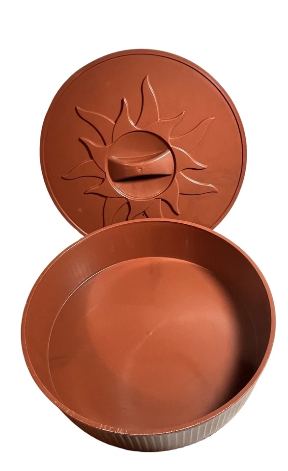 Мексиканский подогреватель тортильи USA Nordic Ware 10 дюймов для микроволновой печи с крышкой 10,5 дюйма - Изображение 3 из 4