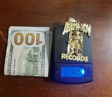 Death Row Records  Pendant￼10kt  Cast Gold