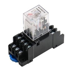 General Purpose Power Relay with Red LED Indicator,HH54PL AC 220V Coil 14 pin