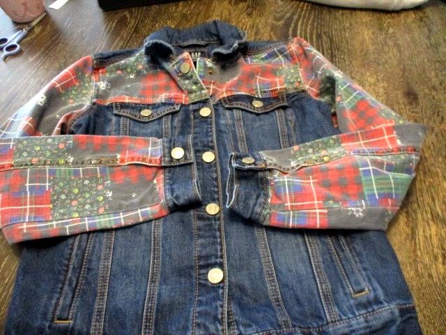 CHAQUETA DENIM CUELLO GAP, NIÑA TALLA XXL Foto 2 de 4