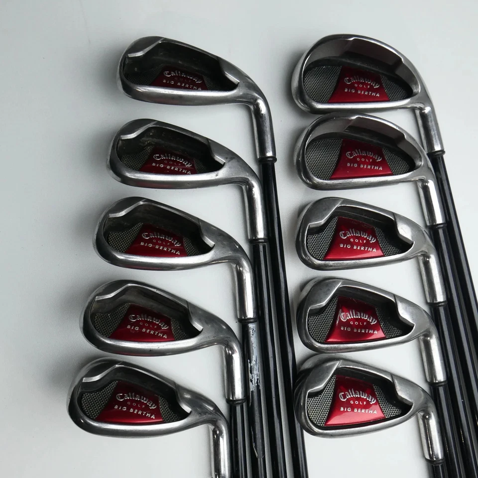Used Callaway Big Bertha 2006 Iron Set / 4 - SW + AW + LW / Regular Flex - Image 2 of 4