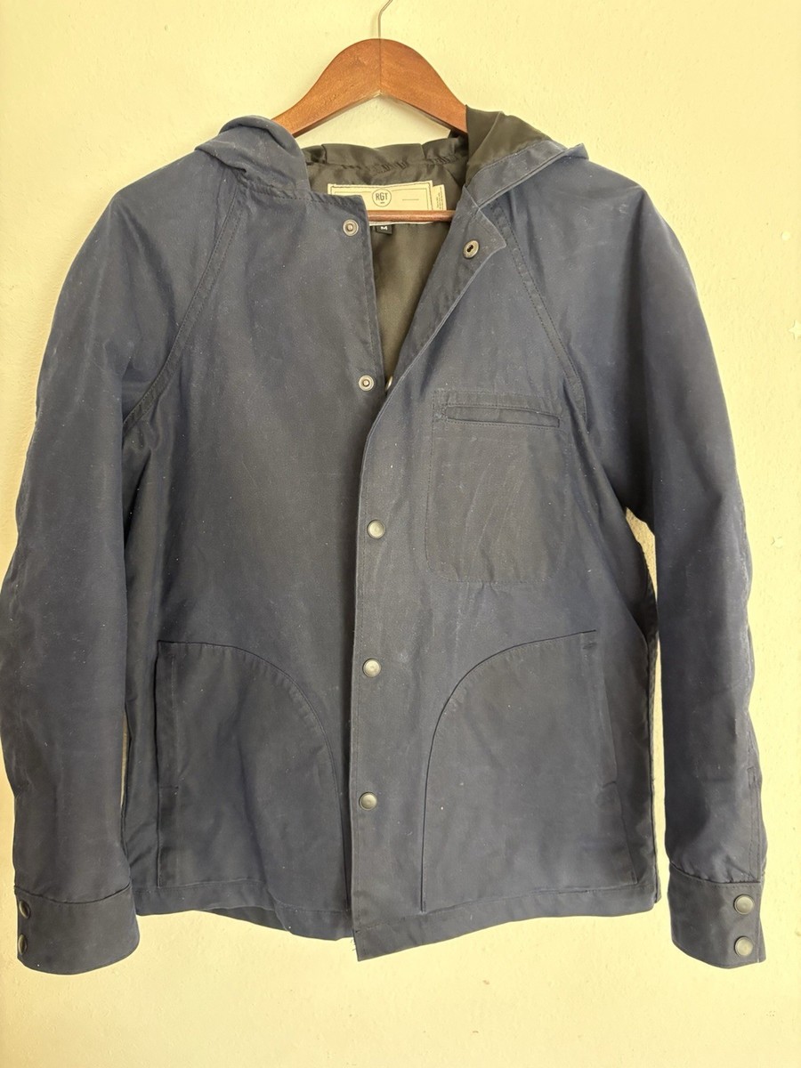 RGT (Rogue Territory) サプライジャケット※アメリカ製希少品 Rogue Territory Hooded Supply Waxed Jacket Ridgeline Navy. Medium