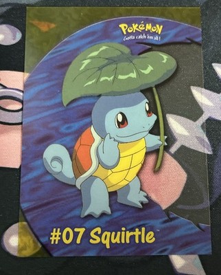 2000 Pokémon Squirtle Topps Clear TV Animation Edition Lightly Played No.7