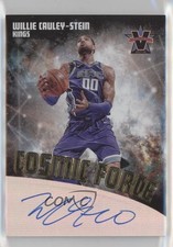 2017 Panini Vanguard Cosmic Forces Signatures 19/99 Willie Cauley-Stein Auto 7rv