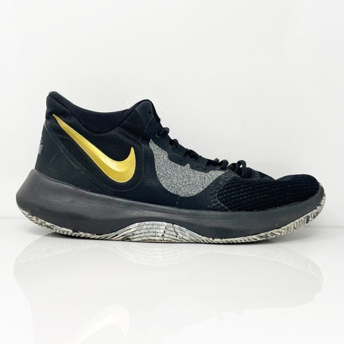 Nike Mens Air Precision II AA7069-090 Black Basketball Shoes Sneakers Size 12 - Picture 1 of 12