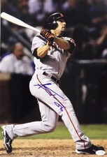 Andres Torres San Francisco Giants Signed 12x18  Glossy Photo JSA Authenticated