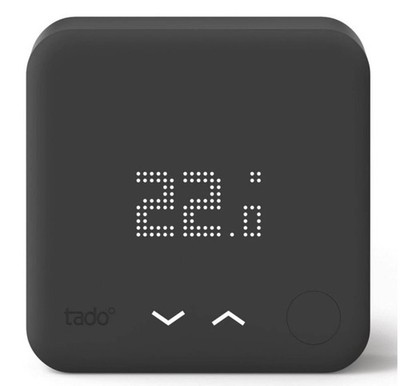 tado Smart Thermostat Black Edition kabelgebunden Zusatz Heizungssteuerung V3+ -NEU GEÖFFNET